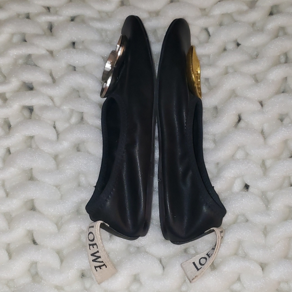 🤩Auth Loewe "PRICE DROP"LambBallerina Flats 🤩 - Picture 6 of 12